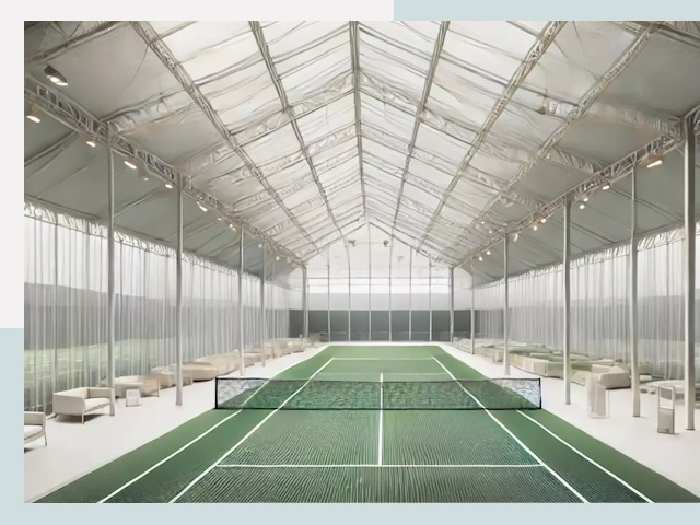 Строительство теннисных кортов в Ленинске-Кузнецком