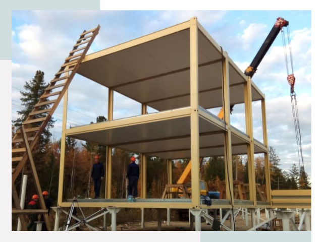 Строительство модульных здания Ленинск-Кузнецкий