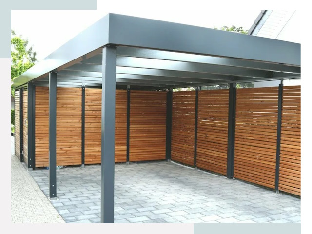 Навесы для парковки в Ленинске-Кузнецком