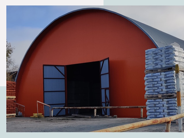 Полукруглые ангары по цене от 613 руб. в Ленинск-Кузнецкий