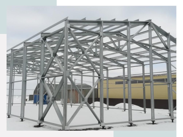Каркасные ангары в Ленинске-Кузнецком