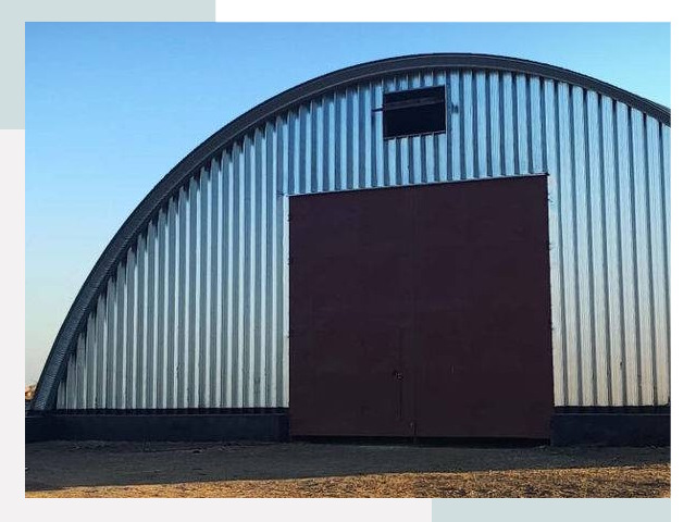Бескаркасные ангары в Ленинске-Кузнецком