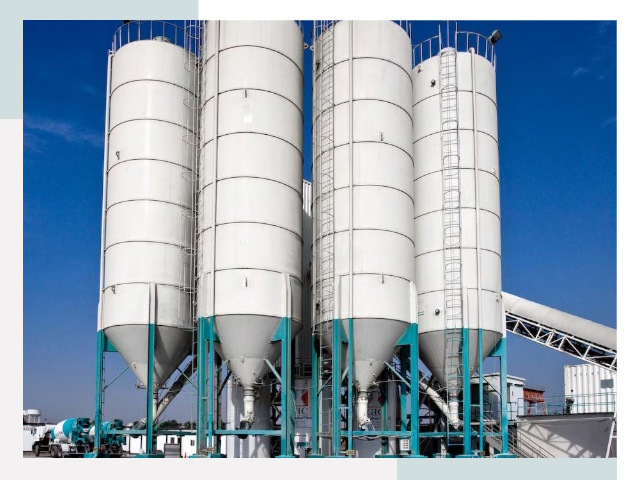Строительство цементных силосов в Ленинске-Кузнецком