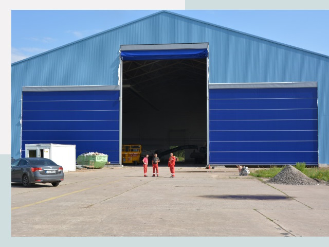 Ангарные ворота в Ленинск-Кузнецкий от СтальСтрой-Лнн по цене 613 руб.