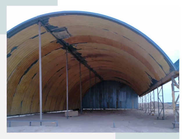 Реконструкция ангаров в Ленинске-Кузнецком