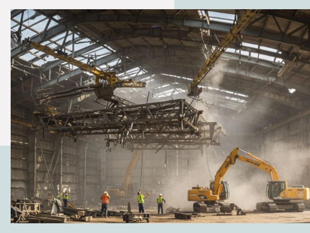 Демонтаж ангаров в Ленинске-Кузнецком от 613 руб. за м²