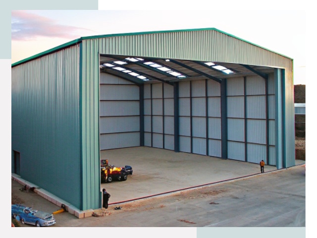 Строительство ангаров в Ленинске-Кузнецком