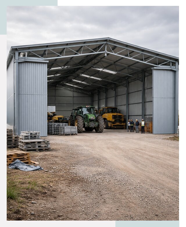 Ангары для сельхозтехники в Ленинске-Кузнецком от 20442 р. | СтальСтрой-Лнн