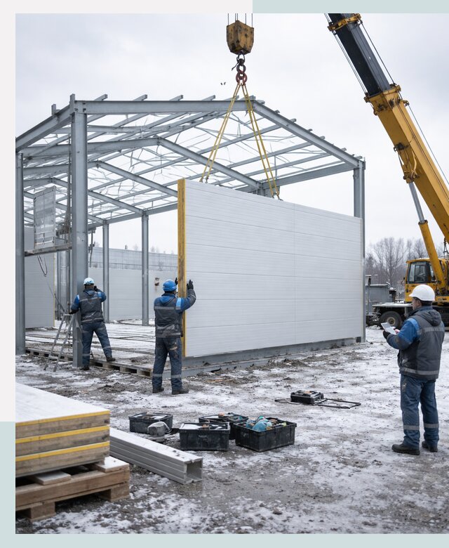 Строительство холодильных складов под ключ в Ленинске-Кузнецком
