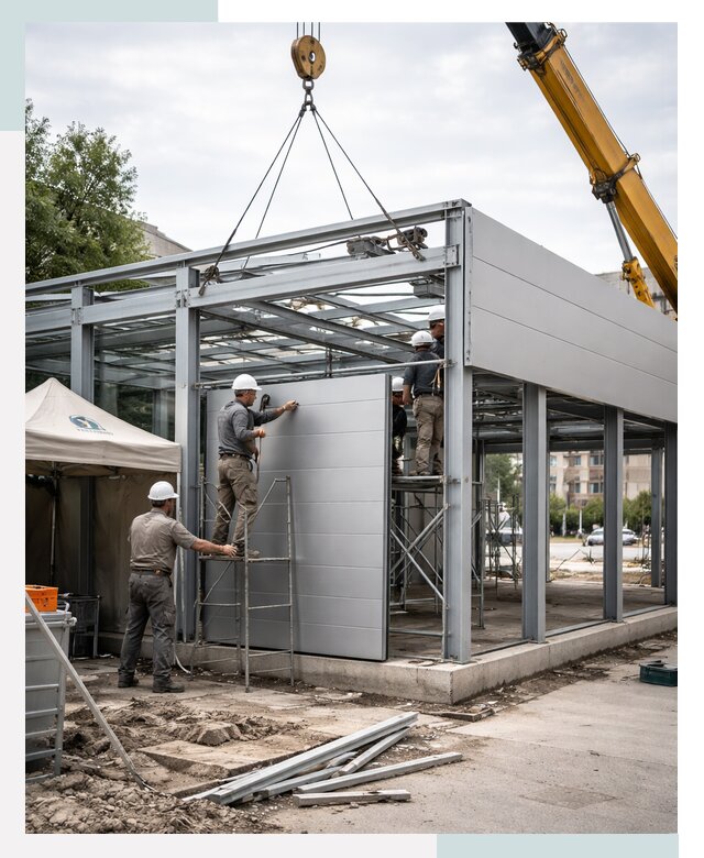 СтальСтрой-Лнн: торговый павильон под ключ в Ленинске-Кузнецком от 35774 р.