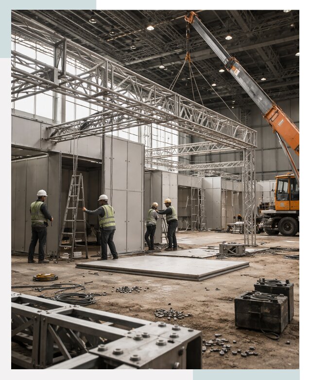 Строительство выставочных павильонов в Ленинске-Кузнецком от 35774 р.| СтальСтрой-Лнн