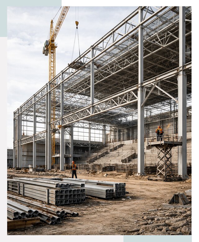 Строительство спортивных комплексов в Ленинске-Кузнецком от 30663 р. | СтальСтрой-Лнн